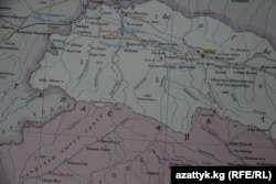 Қырғызстан картасы.