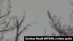 Розвідувальний дрон армії РФ над Серебрянським лісом