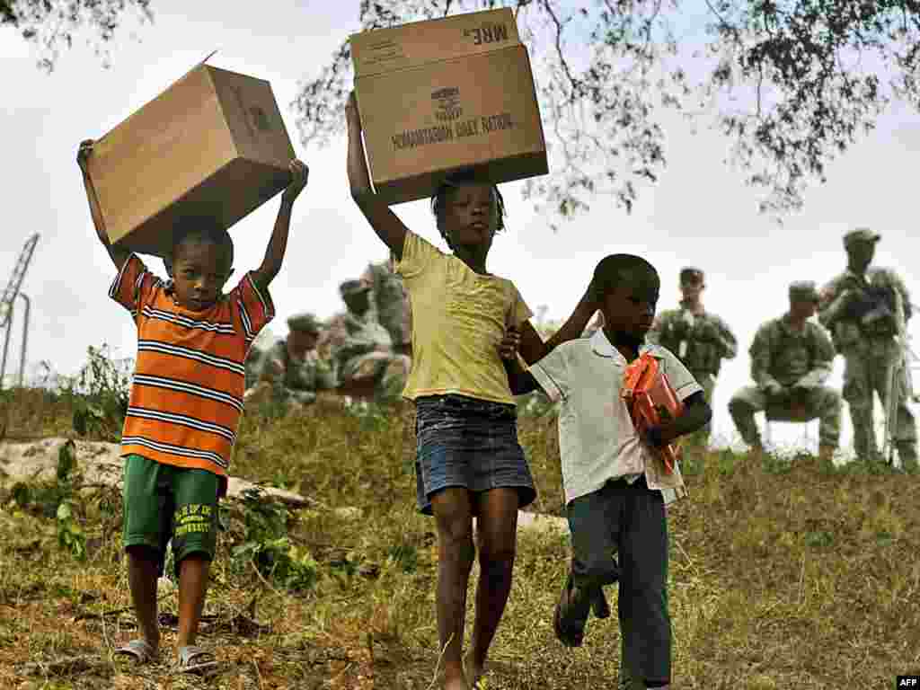 Izbjeglički kamp u Port-au-Prince, 19.01.