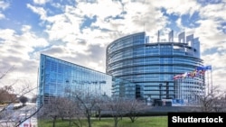 Здание Европарламента в Страсбурге