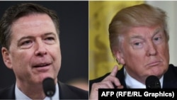 James Comey dhe Donald Trump