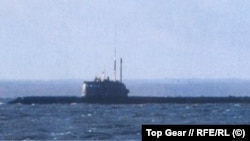 Предполагаема снимка на подводница "Лошарик". Скрийншот от руското издание на "Топ гиър".