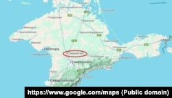 Селище Гвардійське на марі Криму