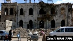 شهر سوری عزاز درمرز با ترکیه (عکس از آرشیو)