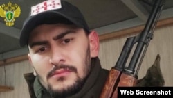 Георгій Кіноян у складі «Грузинського легіону», що входить до складу ЗСУ