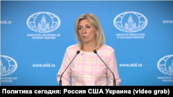 Russia, Moscow, briefing by Russian Foreign Ministry Speaker Maria Zakharova