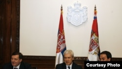 Predsednik Srbije Boris Tadić na sastanku sa liderima Srba iz regiona, 8. februara 2011