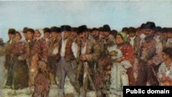 La împărțitul porumbului, pictură de Ștefan Luchian