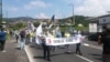 Bosnia-Herzegovina - Trade Unions protest against changing of Labor Law, Sarajevo, 27Jul2020