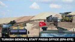 تحرکات نیروهای نظامی ترکیه در ادلب در روز شنبه ۲۲ مهر