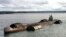 A photo of the Russian submarine K-159 shortly before it sank, killing nine sailors and sending its radioactive fuel to the seabed.