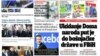Neki od nedavnih naslova u dnevnim novinama u Bosni i Hercegovini