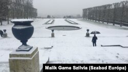 Havazik a kastélykertben 2021. január 16-án