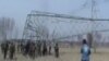 FILE: A damaged electricity pylon in Baghlan Province.