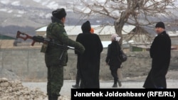 Приграничное село Ак-Сай. Иллюстративное фото.