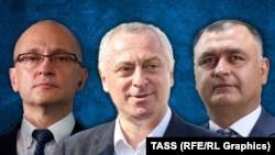 Сергей Кириенко, Бадра Гунба и Алан Гаглоев