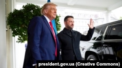 Президент України Володимир Зеленський та президент США Дональд Трамп розпочали зустріч у Нью-Йорку на полях засідання Генеральної асамблеї ООН (архівне фото)