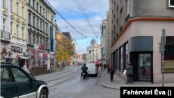 Bécsi utcakép a kijárási tilalom idején, 2020. november 17.