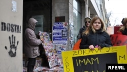 Na Međunarodni dan žena 2010. godine, foto: Midhat Poturović