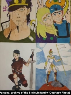 Малюнки Дениса Сєлєвіна. Фото: з архівів родини