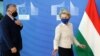 Orbán Viktor és Ursula von der Leyen az EU brüsszeli központjában, a Berlaymont épületben 2021. április 23-án