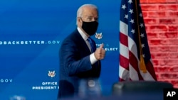 Presidenti i zgjedhur në Shtetet e Bashkuara, Joe Biden. 