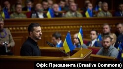Зеленский парламентте "жеңиш планын" сунуш кылды. Киев, 16-октябрь 2024-жыл