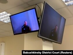 Alexei Navalnîi, audiat din penitenciar de o instanță din Moscova prin legătură video, într-o vizibilă și avansată stare de degradare - 29 aprilie 2021