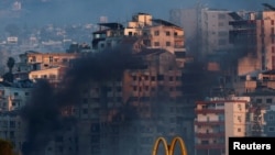 Dim nad južnim Libanom nakon izraelskog napada, Tir, 25. septembar 2024.