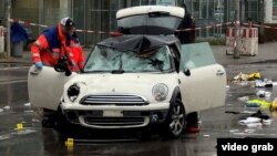 Наслідки нападу в Мюнхені, під час якого чоловік в’їхав автомобілем у натовп, 13 лютого 2025 року