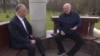 Liderul socialist Igor Dodon și președintele belarus Alexandr Lukașenka, Minsk, 5 mai 2021 (social media/grab)