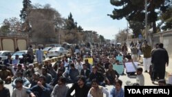 په ۲۰۱۸ کې په کوټه کې د ځوانو ډاکټرانو د احتجاج عکس