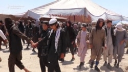 Video Shows Islamic State Militants Who Surrendered In Afghanistan