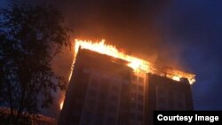 Пафилов көчөсүндөгү өрт