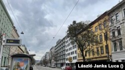 A Dresdner utca Bécsben a lezárások idején, 2020. november 17. A fotót egy Bécsben élő magyar készítette.