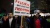 Imagine de la un protest în Bulgaria 