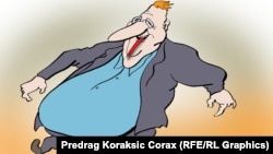 „Limba” - caricatură politică din Serbia