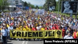 Treći građanski protest u Podgorici, 5.5.2012.