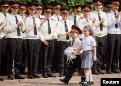 Әскери кадеттер жаңа оқу жылының бастады. Киев, 1 қыркүйек 2025 жыл.