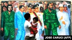 Mural u Karakasu, ilustratina fotografija