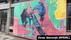 Zgrada Fakulteta dramskih umetnosti, Beograd, Srbija, 26. novembar 2024.