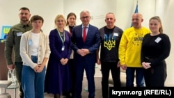 Українська делегація на зустрічі з європейськими чиновниками у Страсбурзі