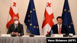 Шарль Мишель и Арчил Талаквадзе