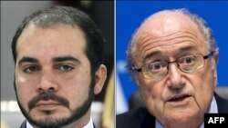 Али бин ал-Хуссеин жана Зепп Блаттер.