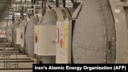 The interior of Iran's Fordow fuel-enrichment plant (file photo)