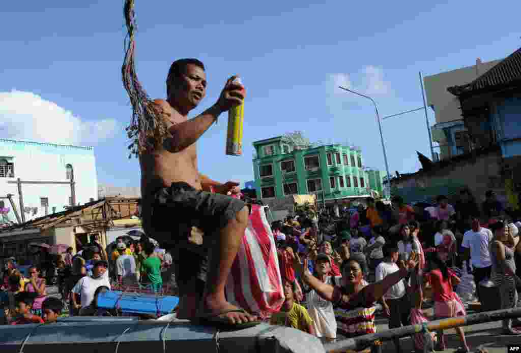 Guiuan, 11. novembar 2013. Foto: AFP / Ted Aljibe 