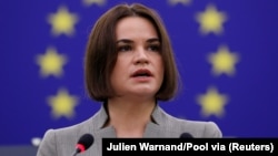 Білоруська опозиційна лідерка Світлана Тихановська