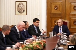 Представителите на партия МЕЧ се срещат с президента Румен Радев, 12 декември 2024 г.