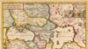 Крымское ханство на карте 1707 года, слева – Украина, а справа – Московия