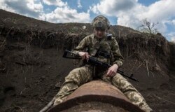 În tranșee în Donbas